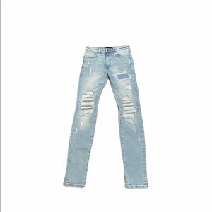 Men moto jeans